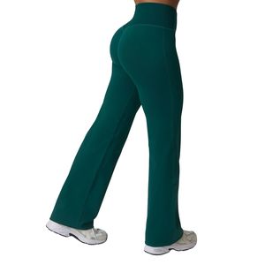 Custom Wholesale Women Seamless <b>Flared</b> <b>Leggings</b> High Rise Tummy Control Yoga Pants Stretch Gym Wear Bootcut Activewear - Product Image 1