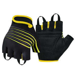 High Quality Adjustable Fitness Workout Cycling Gloves <b>Half</b> Finger Anti <b>Slip</b> Gel Pad Breathable Sports Cycle Racing Gloves - Product Image 1