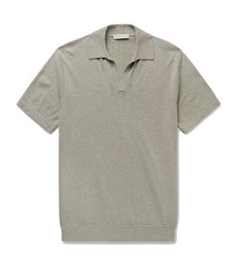 เสื้อโปโลคุณภาพพรีเมียม ดีไซน์ใหม่ ปักโลโก้ตามสั่ง สีพื้น ผ้าคอตตอน 95% สแปนเด็กซ์ 5% สำหรับผู้ชาย เหมาะสำหรับกอล์ฟและชุดยูนิฟอร์มธุรกิจ - Product Image 1