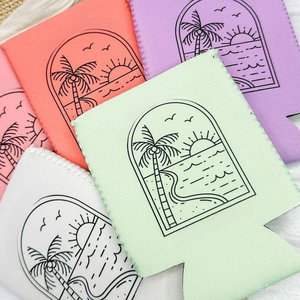 Enfriador de Latas de Cerveza Plegable, Aislado, de Neopreno, de Color Sólido, con Logotipo Personalizado al por Mayor - Product Image 2