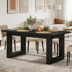 Tavolo da Pranzo Rettangolare per Soggiorno e Cucina per Accogliere gli Ospiti - Product Image 1