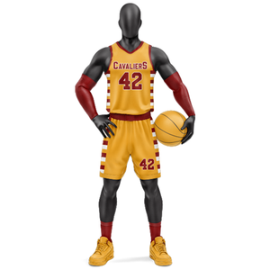 Uniforme de basket-ball personnalisé de haute qualité – Maillot et short d'équipe sublimés 100 % polyester - Product Image 1