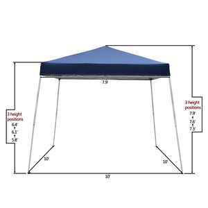 Tenda Pieghevole Portatile Blu YK 3 X 3M per Uso Domestico Impermeabile - Product Image 6