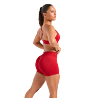 Shorts de sport pour femmes, taille haute, pour yoga, gym, course à pied, entraînement, cyclisme, vêtements de sport, extensibles, respirants, évacuant l'humidité