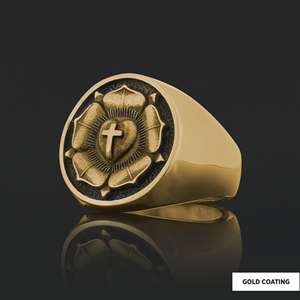 Anillo de Graduación Universitario BOJ RCJ Ring 004 Personalizado con Diamantes Plateados, Unisex, para Regalo en Fiestas y Ocasiones Especiales, Precio Bajo - Product Image 4