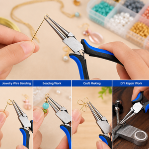 Jewelry Round Nose Pliers <b>Wire</b> Loop Forming Tool for Bead <b>Craft</b> Earring Repair Handmade Accessories - Product Image 4