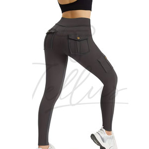 Leggings de yoga de qualité supérieure, design unique, leggings pour femmes fabriqués avec des matériaux de première qualité. - Product Image 3