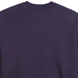 Men Recycled Cotton Crewneck <b>Sweatshirt</b> Casual Sustainable Pullover with Ribbed Cuffs for <b>Work</b> Sports and Everyday Fashion - Product Image 4