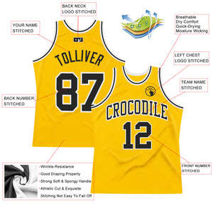 Custom Yellow Striped Basketball Jersey Mesh <b>Tank</b> Top Team Name Number Print Uniform Men Basketball Apparel TriPro Sports 220g - Product Image 2