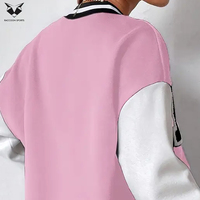 Jaket Varsity Baseball Kasual Berkualitas Premium Model Ritsleting Kulit PU & Wol Lengan Panjang untuk Musim Dingin, Layanan OEM ODM Grosir