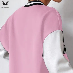 เสื้อแจ็คเก็ตเบสบอลวาร์ซิตี้แบบสวมใส่สบาย แขนยาว ผ้าขนสัตว์และหนัง PU คุณภาพพรีเมียม สำหรับฤดูหนาว  รับผลิตแบบ OEM ODM ขายส่ง - Product Image 5