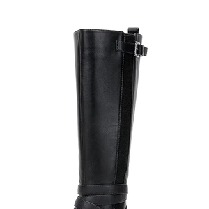 Bottes d'équitation de compétition de qualité supérieure pour femmes et hommes, bottes longues imperméables en cuir PU - Product Image 4
