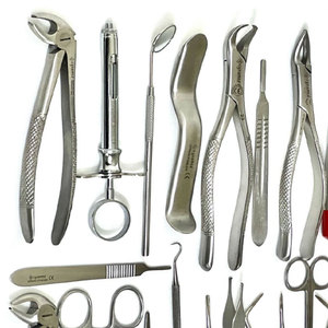 Kit de Instrumentos Quirúrgicos Dentales Alemán Premium de 82 Piezas, Juego de Elevadores y Pinzas para Extracción, Instrumentos Quirúrgicos de Odontología con Certificación CE - Product Image 3