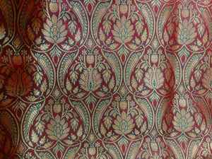 Tela de brocado banarasi de diseño - Product Image 2