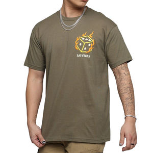 Camiseta Premium Urbana con Estampado Gráfico, Tejido Transpirable, Diseño de Letras en Relieve Personalizadas, Ropa Casual, Pedidos al por Mayor, Moda - Product Image 1