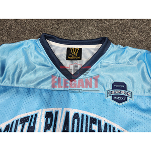 Maillot de football américain surdimensionné en tissu mesh, imprimé par sublimation, pour adulte, col en V, manches courtes. - Product Image 3