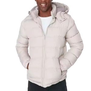 เสื้อแจ็คเก็ตพัฟเฟอร์สำหรับผู้ชาย ปี 2026 สไตล์วอร์มฟูลสตรีทแวร์ พร้อมโลโก้และขนาดที่ปรับแต่งได้ ฮู้ดถอดออกได้ ราคาขายส่ง - Product Image 1