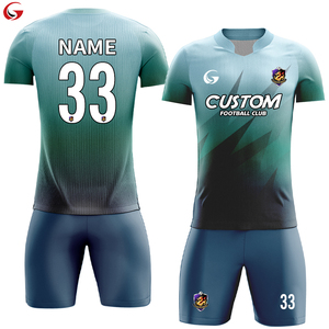 Wholesale Sublimation Free Design Soccer Training <b>Shirt</b> Jacquard Fabric Breathable Football Jersey Kit With Pockets Z25824 - Product Image 1