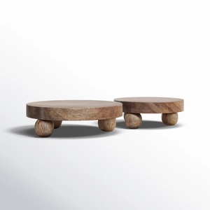 Plateau de service en bois avec logo personnalisé, plateau de présentation en bois massif pour cadeaux et utilisation promotionnelle - Product Image 4