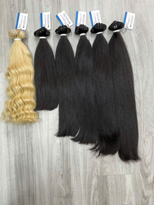Extensiones de Cabello Natural Liso de Primera Calidad, Trama Resistente, Textura Suave y Lisa, Doble Trama Gruesa - Product Image 3