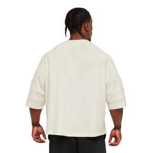 Camiseta Deportiva Extra Grande para Hombre con Estampado Gráfico, Estilo Vintage, para Gimnasio, Levantamiento de Pesas, Transpirable, Color Blanco Avena - Product Image 2