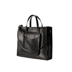 Bolso de compras plegable de cuero de lona clásico de alta calidad para mujer Patrón de puntos-Mejor precio - Product Image 5