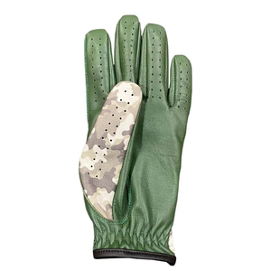 Premium Sheepskin Cabretta Leather Golf <b>Gloves</b> Custom Logo Left Right Hand Full Finger Pull-On Sports <b>Gloves</b> Soft Hand Grip - Product Image 2