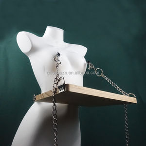 Bandeja de objectificación con esposas para el cuello, accesorio de entrenamiento de esclavo humano para fruta y té, pinza para pezones con soporte de peso para estimulación - Product Image 2