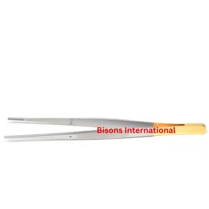 Pinzas Quirúrgicas TC de Acero Inoxidable con Empuñadura de Carburo de Tungsteno, Venta al Por Mayor BISONS - Product Image 1