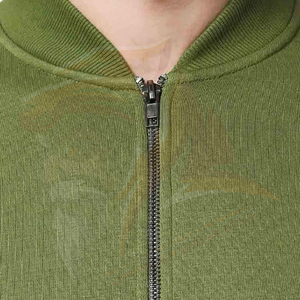 Wholesale High Quality <b>Stand</b> Collar Chenille Embroidery Wool/Viscose Sleeves Custom Front Baseball Letterman Men Varsity Jacket - Product Image 6