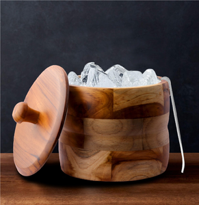 Cubos de Hielo de Madera de Acacia Personalizados con Múltiples Especificaciones a un Precio Increíble - Product Image 1