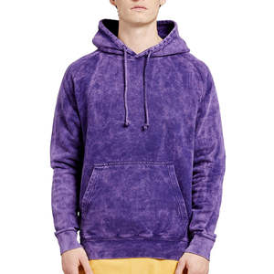 Sudadera con Capucha Premium Personalizada para Hombre, Lavado Ácido, Algodón y Felpa, Corte Regular, Estilo Urbano, Proveedor Mayorista OEM para el Mercado Estadounidense - Product Image 1