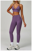 Mono deportivo de yoga sin costuras para mujer, talla grande, cuello redondo, efecto adelgazante en la cintura, secado rápido, largo completo, color liso