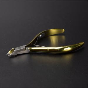 Cortacutículas Profesional de Acero Inoxidable JAW-12 con Doble Resorte, 5.0mm, Dorado, para Salón de Uñas - Product Image 1
