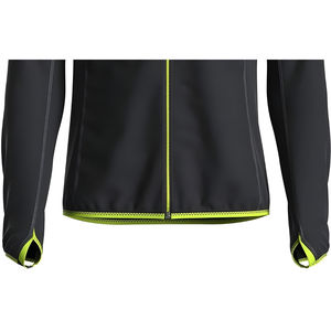 Veste polaire décontractée pour homme, col mandarin, fermeture éclair intégrale, 100 % coton, écologique, logo frontal, vêtement d'extérieur hiver - Product Image 5