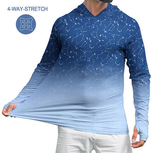 Sudadera con Capucha de Pesca y Caza para Hombre, Protección Solar UV, Manga Larga, 100% Poliéster, UPF 50, Última Llegada, Venta al Por Mayor - Product Image 3
