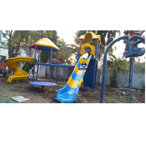Nuevo Conjunto de Juegos Infantiles para Exteriores 2026 con Tobogán, Columpio y Torre de Escalada para Jardín, Área de Juegos para Niños, Diseño Moderno, Material HDPE - Product Image 2