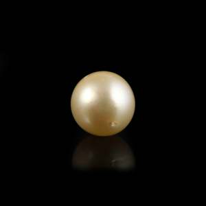 Perle dorée exquise de 6 carats, pierre précieuse en vrac pour bijoux fins - Product Image 2
