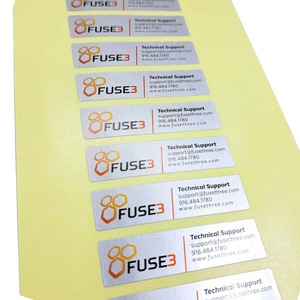 สติกเกอร์ส่งเสริมการขายบรรจุภัณฑ์แบบกำหนดเองที่มีความทนทานต่อรังสียูวี - Product Image 1