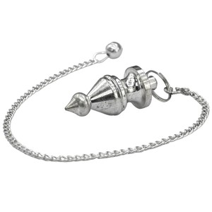 Wholesale Premium Quality Silver Tear Drop <b>Ring</b> <b>Plate</b> Feng Shui Pendulum Polished Energy Healing Divination Environmentally - Product Image 3