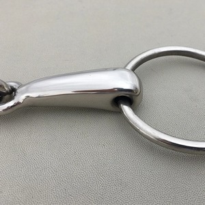 Bocado de Brida Suelta de Acero Inoxidable para Caballo, con Boca Hueca, 12cm, Equipo Ecuestre - Product Image 5