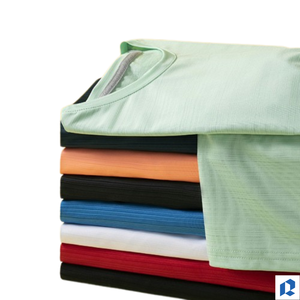 เสื้อยืดออกกำลังกายสำหรับผู้ชาย ขายส่งจำนวนมาก รับผลิตแบบ OEM พร้อมสกรีนโลโก้ แห้งเร็ว เสื้อผ้ากีฬาและฟิตเนส โรงงานบังกลาเทศ - Product Image 2