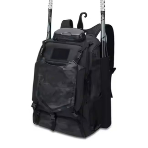Sac de baseball pour le voyage, sac à dos de sport durable avec compartiments dédiés pour les bâtons et compartiment ventilé pour les chaussures, idéal pour les équipes sportives - Product Image 2