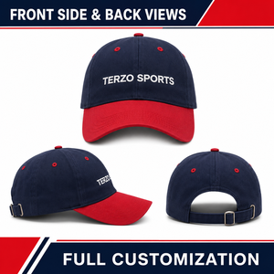 Gorras de Béisbol Unisex Personalizadas, Sólidas, Transpirables e Impermeables, de Lona de Algodón Premium, 6 Paneles, con Bolsillos Impresos con Serigrafía, Marca Privada - Product Image 2