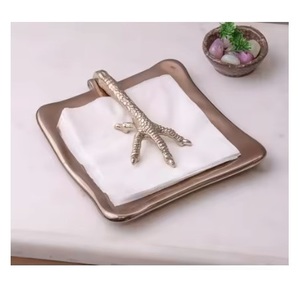 Porte-serviettes décoratif en métal de qualité supérieure pour la décoration de table, mariage, restaurant, cuisine - Product Image 2