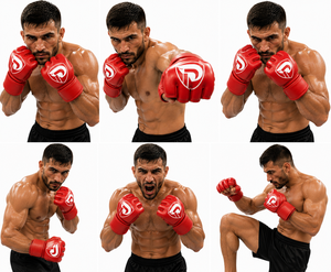 High Quality Customized Cowhide Leather MMA Gloves Breathable <b>Dummy</b> Type Dumela International Custom Logo Packaging All Seasons - Product Image 4