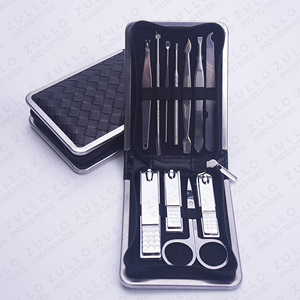 Luxury Stainless Steel Manicure <b>Pedicure</b> Nail Grooming Kit Silver Plated <b>Tools</b> for Men Women Custom Logo Professional - Product Image 3