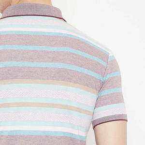 Summer 66% Cotton Embroidery OEM Service Custom High Quality Solid Knitted Quick Dry Front for Shirt Leisure Holiday Shirts - Product Image 6