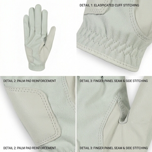 Gants de golf blancs antidérapants, confortables, résistants à l'usure et respirants pour hommes et femmes - Product Image 6