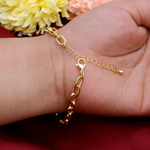 Wholesale 925 Sterling Silver CZ Paperclip Link <b>Bracelet</b> <b>Gold</b> Plated Pave Oval Chain <b>Adjustable</b> Women Jewelry - Product Image 5